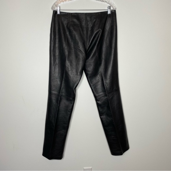 KORS Michael Kors Black Leather Pants - Picture 5 of 15